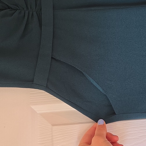 Dress The Population Jumpsuit S Wide Leg Emmet NWT $258 Pine Green - Picture 9 of 10